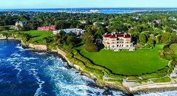 Image of the Breakers mansion in Newport, RI